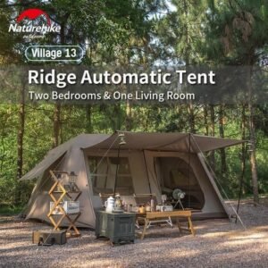 Automatic Tent Village 13 CNH22ZP004 memiliki model yang double layer, sirkulasi udara yang bagus serta waterproof. Tenda dapat digunakan untuk lima hingga delapan orang. Bagi anda yang berdomisili di Bali anda dapat membeli di Erjee Camping Store, toko perlengkapan camping terlengkap di Bali.