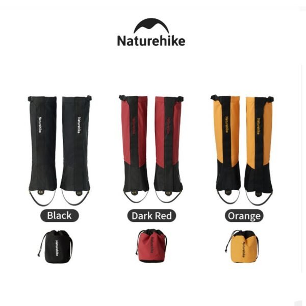 Waterproof Gaiters Hiking Trekking Small Naturehike CNK2450DS011 terbuat dari bahan polymide bagian luar dan polyester bagian dalam sehingga waterproof, kuat, dan tidak mudah sobek. Ringan sehingga mudah untuk disimpan dan bawa. Anda bisa mendapatkan produk ini di Erjee Camping Store Bali.