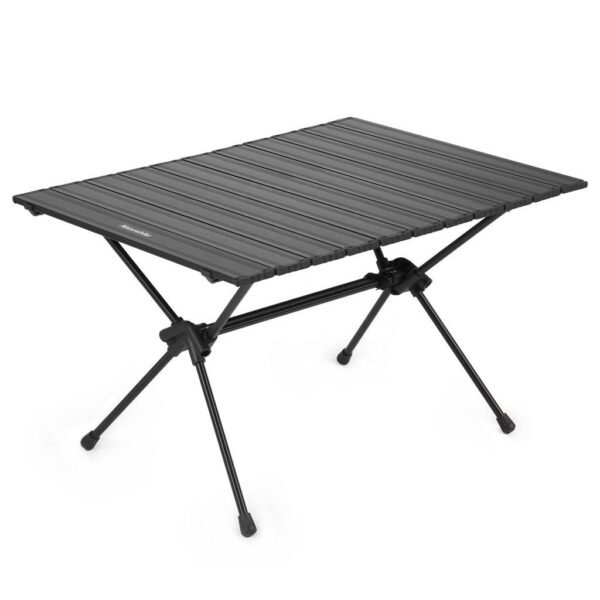 FT11 Table Naturehike CNH22JU037 berbahan aluminium alloy dapat menopang beban hingga 30kg. Meja ini portable karena selain dapat diatur panjang pendek kursi, bagian meja di desain dengan mode roll sehingga dapat dilipat dengan rapi dan ramping sehingga mudah untuk di simpan. Anda bisa mendapatkan meja portable ini di Erjee Camping Store, toko camping dan hiking di Bali.