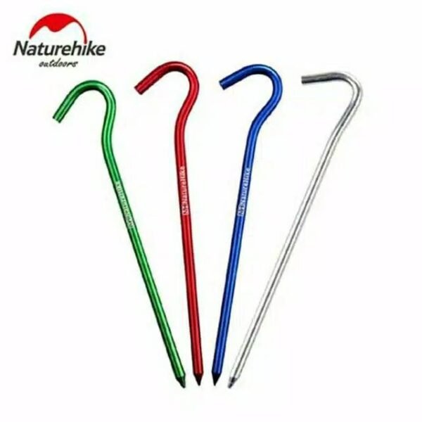 Tent aluminium nails Naturehike NH15A008-I dapat digunakan untuk tenda 1-2 orang. Anda bisa mendapatkan produk ini di Erjee Camping Store Bali.