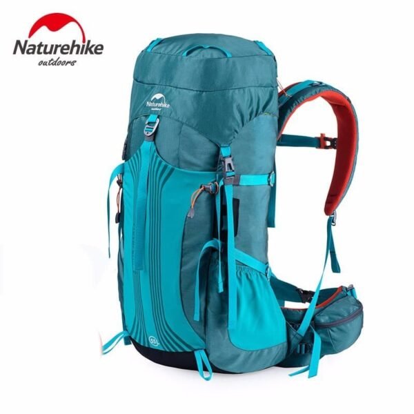 Carrier hiking backpack 55L/65L Naturehike terbuat dari bahan nylon. Keril gunung dapat diatur panjang pendek sesuai tinggi badan. Anda bisa mendapatkan tas gunung ini di Erjee Camping Store, toko alat camping di Bali.