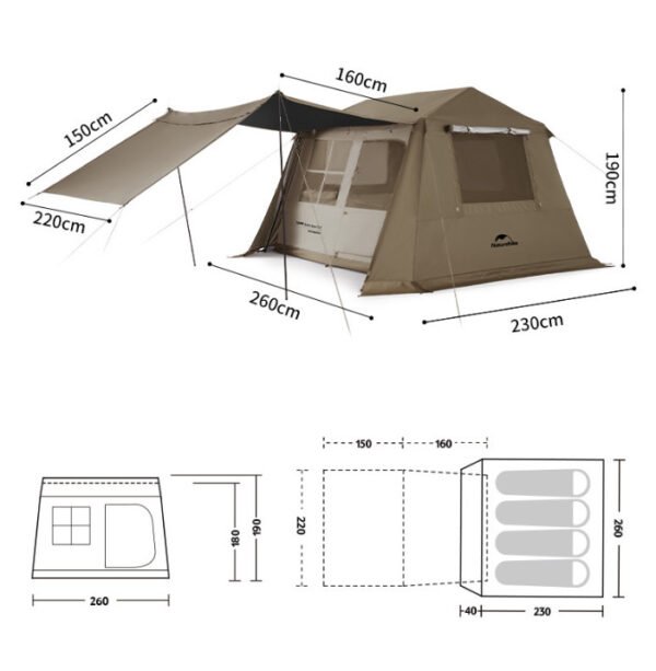 Automatic Tent Village 6.0 Gen 2 CNK2300ZP021 dilengkapi dengan teknologi anti UV, waterproof dan mudah untuk di install. Tenda village ini mempunyai kapasitas untuk empat orang. Tenda ini tersedia di Erjee Camping Store merupakan toko perlengkapan gunung di Bali.