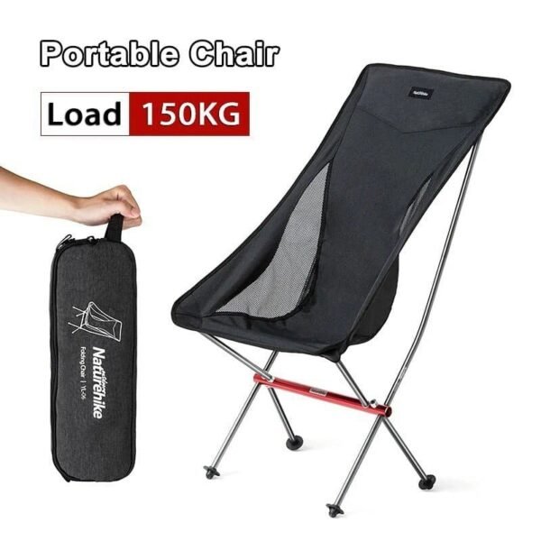 YL06 folding moon chair Naturehike NH18Y060-Z telah dilengkapi dengan storage bag yang memudahkan anda untuk membawa kursi lipat YL06 ini. Kursi berbahan aluminium alloy sehingga kuat, ringan dan tahan lama. Kursi di desain dengan mengikuti bentuk tubuh yang bas, sehingga anda merasa nyaman saat menggunakannya. Terdapat kantong di sebelah kiri kursi yang bisa digunakan untuk tempat botol minum, handphone maupun barang lainnya. Bagi anda yang berdomisili Bali, bisa mendapatkan kursi lipat ini di Erjee Camping Store.