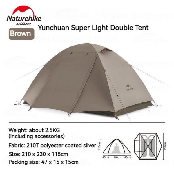 Tenda Cloud Creek Series CNK23ZP024 tersedia varian unttuk dua orang dan tiga orang sudah mempunyai fitur anti-wind, UPF50+ UV resistant dan waterproof sehingga anda akan merasa nyaman saat menggunakan tenda ini. Anda dapat membeli tenda ini di Erjee Camping Store sebagai toko camping terlengkap di Bali