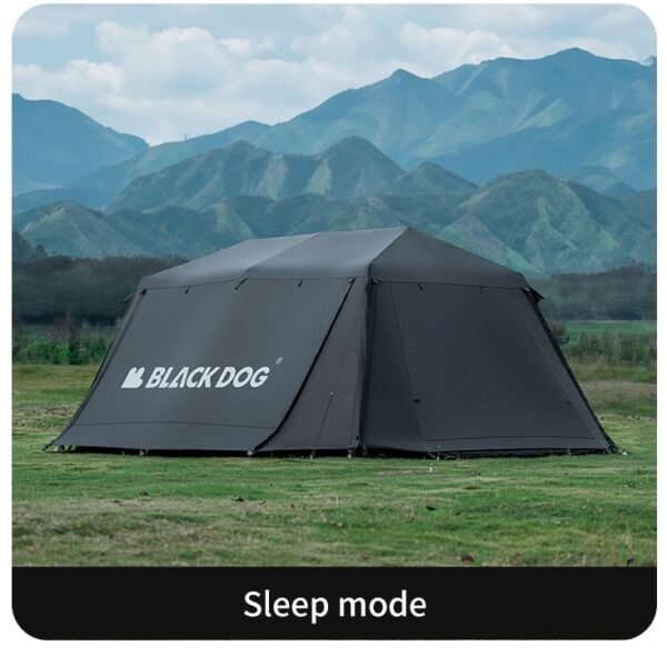 Automatic Blackdog Tent 2.0 Naturehike ini telah dilengkapi dengan UPF50+ yang memiliki dua ruang dan empat pintu ini memiliki sirkulasi udara yang bagus, selain itu tenda ini memiliki kapasitas untuk empat hingga delapan orang. Anda dapat membeli produk ini di Erjee Camping Store.