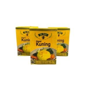 Indonesian instant rice tersedia varian nasi kuning, nasi liwet dan nasi kebuli. Cocok digunakan saat camping karena mudah untuk memasak. Anda bisa mendapatkan nasi instan di Erjee Camping Store, toko alat camping di Bali.