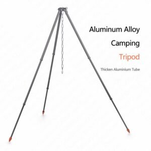 Adjustable Cooking Tripod Naturehike NH19CJ004 cocok digunakan saat camping, mudah disimpan dan dibawa serta dapat menapong beban hingga 20kg. Anda bisa mendapatkan pot tripod ini di Erjee Camping Store, camping gear Bali.