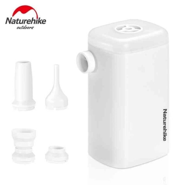 Multifunction Inflating Mattress Pump Naturehike NH18Q001-A dapat digunakan sebagai pompa matras, power bank dan lampu. Anda bisa mendapatkan pompa 3in1 ini di Erjee Camping Store Bali, menyediakan perlengkapan camping, hiking dan outdoor.