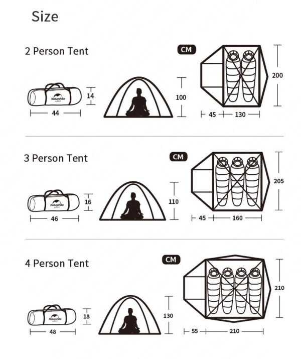 P-Series Aluminium Pole Tent with New Material Naturehike ini mempunyai kapasitas untuk dua orang dan tersedia di banyak varian warna. Sudah dilengkapi dengan fitur waterproof, windproof, ringan dan mudah untuk di install serta tersedia satu jendela sehingga tenda mempunyai sirkulasi udara yang bagus. Tenda ini dapat digunakan untuk hiking, camping maupun shelter saat tracking. Anda bisa mendapatkan tenda ini di Erjee Camping Store yang merupakan Camping Gear Bali.