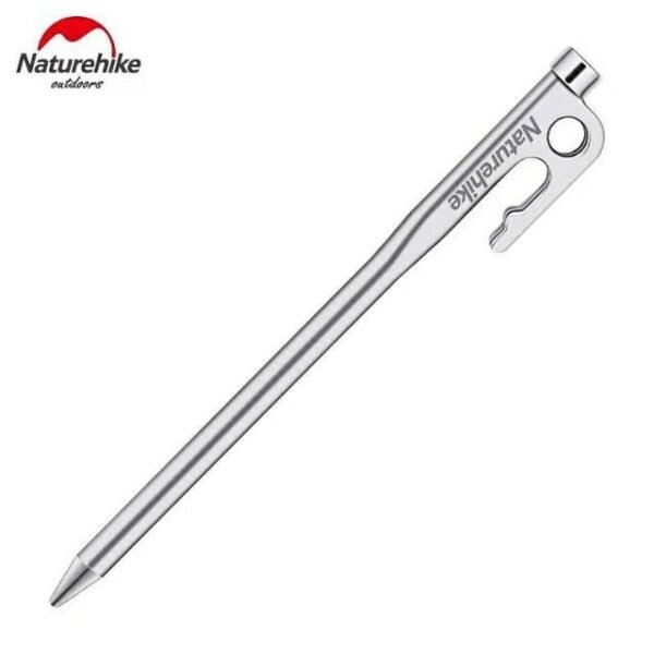 Stainless steel tent pegs Naturehike NH19PJ014 ini kuat, tahan lama, cocok digunakan di berbagai kondisi tempat. Anda bisa mendapatkan produk ini di Erjee Camping Store, toko perlengkapan camping dan hiking di Bali.