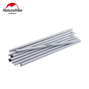 Steel canopy pole Naturehike NH19PJ042 tahan lama, tidak mudah lepas, mudah untuk dilipat dan dibawa kemana-mana karena sudah dilengkapi dengan tas penyimpanan. Anda bisa mendapatkan produk ini di Erjee Camping Store.