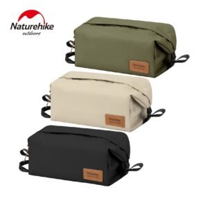 XS01 toiletry bag Naturehike NH21LX001 cocok digunakan saat traveling dan perjalanan jauh, karena sudah water resistant, kapasitas muat hingga 3 liter sehingga barang-barang anda akan tersimpan rapi saat perjalanan, mudah untuk dibersihkan dan dilengkapi dengan handle sehingga mudah untuk di bawa. Anda bisa mendapatkan produk ini di Erjee Camping Store Bali.