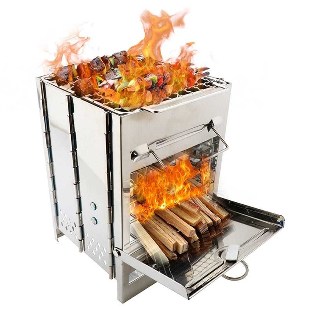 Folding woodstove terbuat dari bahan stainless steel dilengkapi dengan stove, grill net, ash tray and carry bag. Woodstove ini cocok digunakan saat camping, karena mempunyai ukuran yang kecil dan mudah untuk dilipat dan dibawa. Anda bisa mendapatkan woodstove atau kompor kayu ini di Erjee Camping Store Bali.