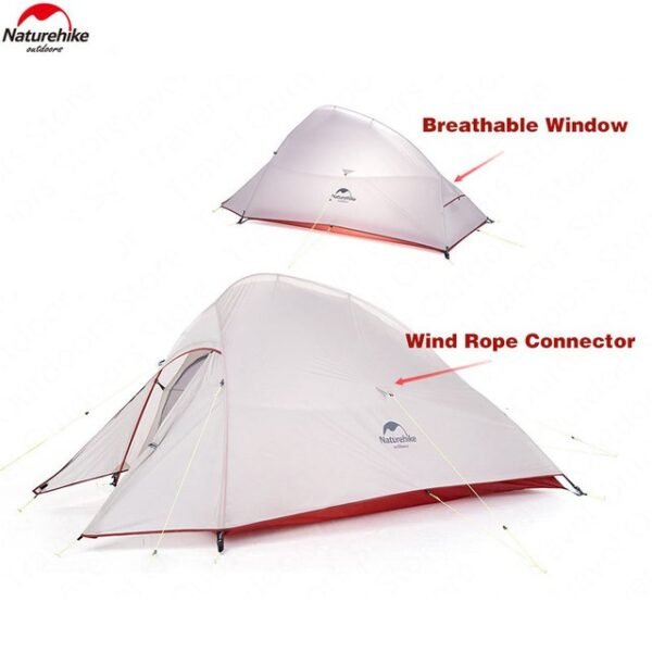 Cloud Up Tent 20D Upgrade Version untuk kapasitas dua orang, tersedia di warna Grey. Tenda ini memiliki fitur anti-wind dan waterproof, selain itu ini merupakan rekomendasi tenda camping untuk anda, karena terbuat dari bahan yang ringan, kuat, dan tidak mudah sobek. Anda dapat membeli tenda ini di Erjee Camping Store merupakan toko alat camping di Bali yang terlengkap.