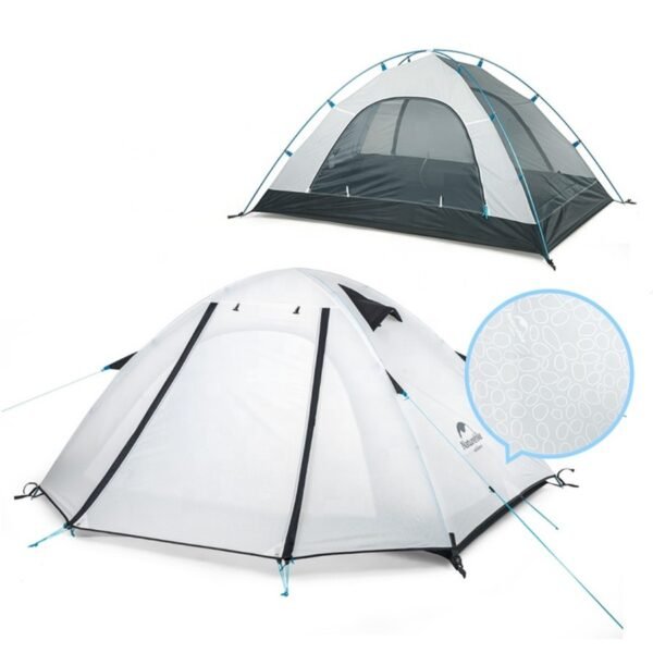 P-Series Aluminium Pole Tent with New Material Naturehike ini mempunyai kapasitas untuk dua orang dan tersedia di banyak varian warna. Sudah dilengkapi dengan fitur waterproof, windproof, ringan dan mudah untuk di install serta tersedia satu jendela sehingga tenda mempunyai sirkulasi udara yang bagus. Tenda ini dapat digunakan untuk hiking, camping maupun shelter saat tracking. Anda bisa mendapatkan tenda ini di Erjee Camping Store yang merupakan Camping Gear Bali.