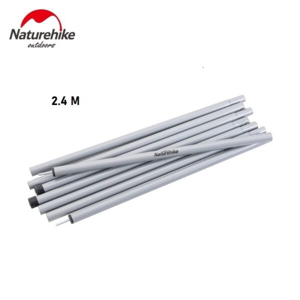 Steel canopy pole Naturehike NH19PJ042 tahan lama, tidak mudah lepas, mudah untuk dilipat dan dibawa kemana-mana karena sudah dilengkapi dengan tas penyimpanan. Anda bisa mendapatkan produk ini di Erjee Camping Store.