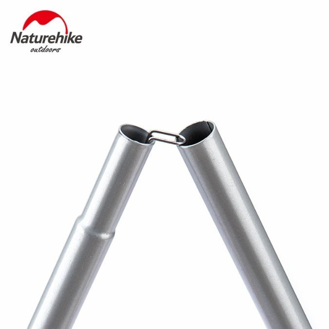 4 section 2 meters steel canopy poles 2 pcs Naturehike NH20PJ041 kuat, anti karat, serta mudah dalam lipat pasang serta cocok digunakan untuk camping. Anda bisa mendapatkan produk ini di Erjee Camping Store Bali.