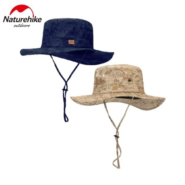 Anti UV UPF50+ Folded Camouflage Fisherman Hat Naturehike NH21FS532 terbuat dari bahan polyester, dilengkai dengan mesh dibagian dalam sehingga sirkulasi udara sehingga sejuk saat dipakai, mempunyai ukuran yang compact, ringan dan mudah dilipat. Anda bisa mendapatkan produk ini di Erjee Camping Store Bali.