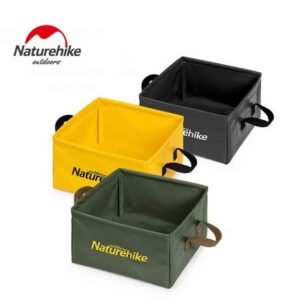 H030 foldable square bucket Naturehike NH19SJ007 ukuran 13 liter, ember lipat anti air, kuat dan bahan yang ringan sehingga cocok digunakan saat kegiatan outdoor. Anda bisa mendapatkan produk ini di Erjee Camping Store, toko menyediakan perlengkapan camping dan hiking terlengkap di Bali.