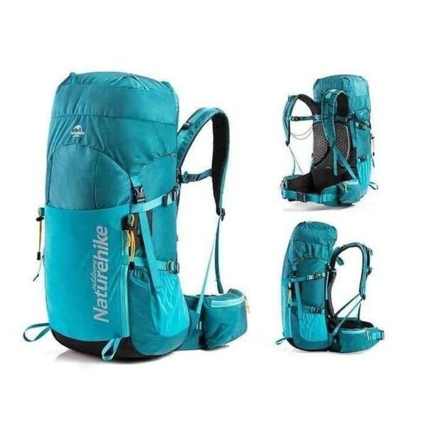 Carrier hiking backpack 45L Naturehike NH16Y020-Q terbuat dari bahan nylon. Keril gunung dapat diatur panjang pendek sesuai tinggi badan. Anda bisa mendapatkan tas gunung ini di Erjee Camping Store, toko alat camping di Bali.