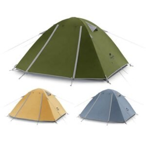 P-Series Aluminium Pole Tent with New Material Naturehike ini mempunyai kapasitas untuk dua orang dan tersedia di banyak varian warna. Sudah dilengkapi dengan fitur waterproof, windproof, ringan dan mudah untuk di install serta tersedia satu jendela sehingga tenda mempunyai sirkulasi udara yang bagus. Tenda ini dapat digunakan untuk hiking, camping maupun shelter saat tracking. Anda bisa mendapatkan tenda ini di Erjee Camping Store yang merupakan Camping Gear Bali.