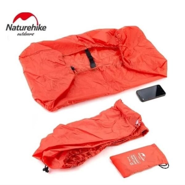 Rain cover backpack Naturehike NH15Y001-Z ringan dan dapat dilipat hingga ukuran yang kecil, mudah dibersihkan. Anda bisa mendapatkan produk ini di Erjee Camping Store Bali.