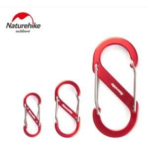 S type aluminium alloy hook Naturehike NH20GS004 mempunyai dua sisi gantungan yang ringan, anti karat, kuat dan tahan lama. Tidak disarankan untuk panjat tebing. Anda bisa mendapatkan produk ini di Erjee Camping Store Bali.