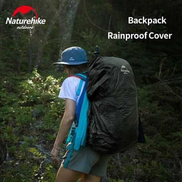 Rain cover outdoor backpack Naturehike NH19PJ041 terbuat dari waterproof nylon tersedia di ukuran M dan L. Dapat dilipat hingga ukuran kecil dan sudah dilengkapi dengan pouch sehingga mudah disimpan dan dibawa. Anda bisa mendapatkan rain cover backpack di Erjee Camping Store Bali.