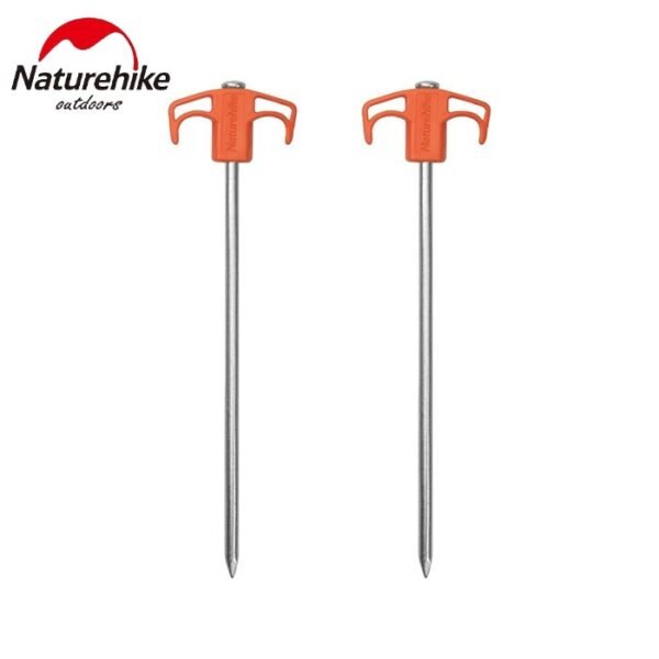 Camping iron ground nail Naturehike NH21YW133 terbuat dari bahan iron sehingga kuat, tahan lama, dan cocok digunakan diberbagai tempat. Anda akan mndapatkan 2 pcs ground nail. Anda bisa mendapatkan produk ini di Erjee Camping Store Bali.