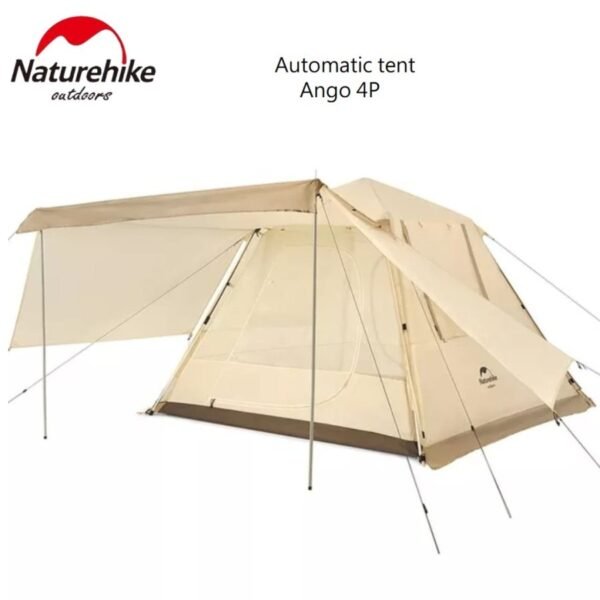 Ango Pop Up Tent Naturehike NH21ZP010 untuk kapasitas tiga hingga empat orang dan tersedia di warna army green dan khaki. Tenda ini terbuat dari bahan polyester yang ringan, kuat dan waterproof selain itu tenda ini juga dilengkapi dengan skirt. Struktur tenda yang otomatis memudahkan ada dalam pemasangan tenda yang cepat. Anda bisa mendapatkan tenda ini di Erjee Camping Store Bali, toko yang menyediakan kebutuhan camping anda.