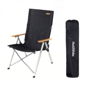 Naturehike Folding and Lying Chair NH17T003-Y terbuat dari bahan aluminium alloy. Kursi lipat ini dapat dimiringkan hingga 125 derajat, sehingga kamu dapat tidur dengan nyaman di kursi. Kain yang digunakan berbahan 600D oxford cloth yang kuat dan mudah dibersihkan. Kursi lipat ini portable, mudah dibawa kemana-mana karena include dengan tas penyimpanan. Anda bisa mendapatkan kursi lipat ini di Erjee Camping Store, toko camping terlengkap di Bali.