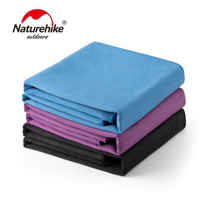 Anti bacterial quick dry microfiber towel Naturehike NH20FS009 tersedia di ukuran S dan L. Handuk ini coock digunakan saat traveling karena memiliki ukuran yang compact, portable, dan cepat kering. Anda bisa mendapatkan handuk ini di Erjee Camping Store Bali.