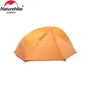 Tenda Star River Ultralight NH17T012-T Naturehike tersedia di warna orange. Tenda ini mempunyai kapasitas untuk dua orang dan telah dilengkapi dengan fitu anti-wind dan waterproof, selain itu tenda ini juga memiliki dua tiang dengan bentuk Y sehingga mudah dan cepat dalam memasang tenda. Anda dapat membeli tenda ini di Erjee Camping Store yang menyediakan pertalatan outdoor di Bali.