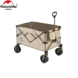 TC03 Folding trolley Naturehike NH20PJ009. Troli lipat ini sangat bermanfaat bagi anda yang berjualan di ruang terbuka atau anda yang mempunyai hobi piknik atau camping. Troli ini dapat menopang berat 80-120kg, dengan roda yang dapat diputar 360 derajat. Anda bisa mendapatkan produk Naturehike berkualitas ini di Erjee Camping Store, toko alat camping di Bali.