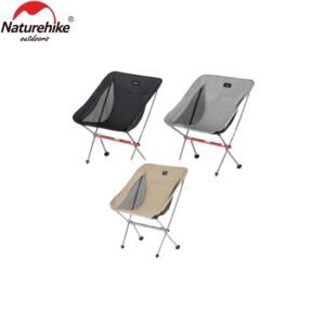 YLO05 folding moon chair Naturehike NH18Y050 terbuat dari bahan aluminium alloy yang kuat, ringan, anti karat serta tahan lama. Kursi ini tidak mudah bergeser dan bergerak, sehingga aman untuk digunakan. Kursi lipat ini rekomendasi bagi anda yang akan glamping atau kegiatan outdoor lainya. Anda bisa mendapatkan kursi lipat ini di Erjee Camping Store, toko camping terlengkap di Bali.