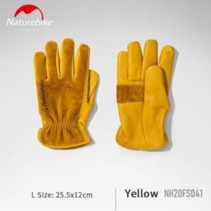 Leather work gloves Naturehike NH20FS041 lembut, nyaman dan tahan panas sehingga dapat digunakan saat camping, hiking, berkebun, serta aktivitas lainnya yang perlu perlindungan ekstra. Anda bisa mendapatkan sarung tahan naturehike di Erjee Camping Store Bali.