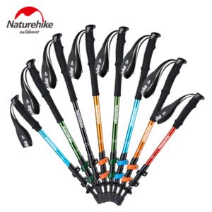 ST01 3 Node 6061 AL trekking pole Naturehike NH17D001-Z terbuat dari bahan aluminium alloy yang kuat, tahan lama dan anti karat. Dapat di atur panjang pendeknya, dilengkapi dengan mud stopper, rubber cap dan strap sehingga memudahkan anda saat trekking. Anda bisa mendapatkan produk ini di Erjee Camping Store Bali.