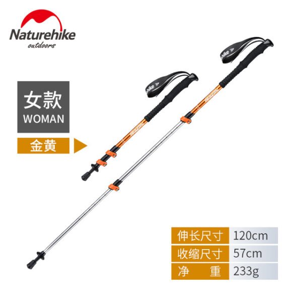 ST01 3 Node 6061 AL trekking pole Naturehike NH17D001-Z terbuat dari bahan aluminium alloy yang kuat, tahan lama dan anti karat. Dapat di atur panjang pendeknya, dilengkapi dengan mud stopper, rubber cap dan strap sehingga memudahkan anda saat trekking. Anda bisa mendapatkan produk ini di Erjee Camping Store Bali.