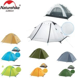 P-Series Aluminium Pole Tent with New Material Naturehike ini mempunyai kapasitas untuk dua orang dan tersedia di banyak varian warna. Sudah dilengkapi dengan fitur waterproof, windproof, ringan dan mudah untuk di install serta tersedia satu jendela sehingga tenda mempunyai sirkulasi udara yang bagus. Tenda ini dapat digunakan untuk hiking, camping maupun shelter saat tracking. Anda bisa mendapatkan tenda ini di Erjee Camping Store yang merupakan Camping Gear Bali.