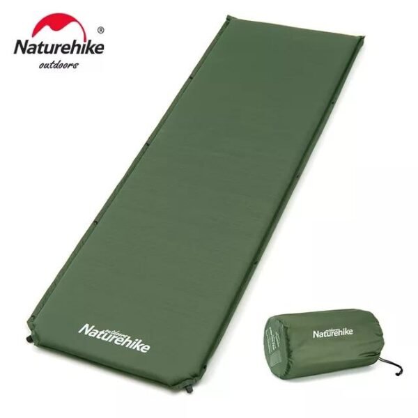 D03 spliced self inflatable sleeping mat Naturehike NH20DZ003. Matras akan otomatis terisi udara saat katup angin dibuka sehinga memudahkan anda dalam pemasangan matras. Anda bisa mendapatkan matras ini di Erjee Camping Store, menyediakan perlengkapan camping dan hiking. Camping gear in Bali.