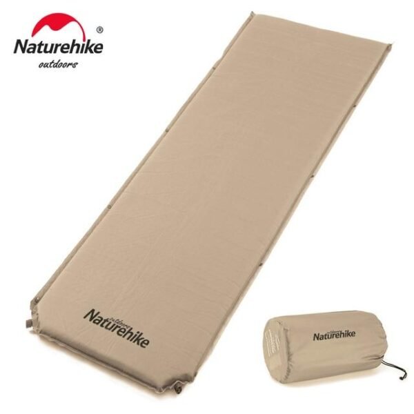 D03 spliced self inflatable sleeping mat Naturehike NH20DZ003. Matras akan otomatis terisi udara saat katup angin dibuka sehinga memudahkan anda dalam pemasangan matras. Anda bisa mendapatkan matras ini di Erjee Camping Store, menyediakan perlengkapan camping dan hiking. Camping gear in Bali.