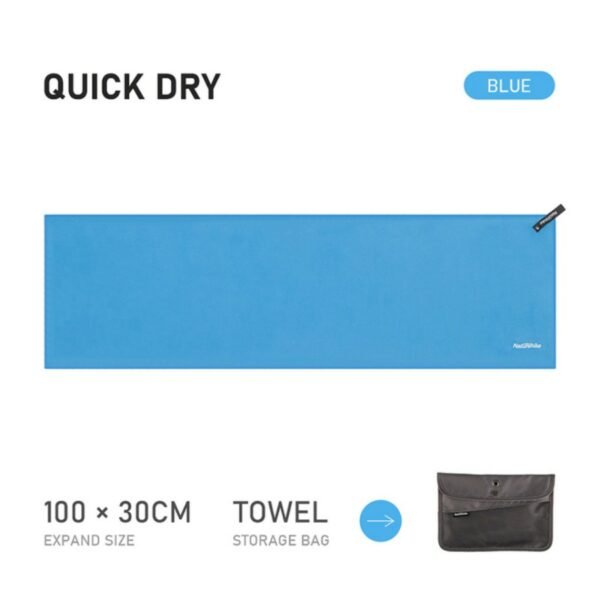 Anti bacterial quick dry microfiber towel Naturehike NH20FS009 tersedia di ukuran S dan L. Handuk ini coock digunakan saat traveling karena memiliki ukuran yang compact, portable, dan cepat kering. Anda bisa mendapatkan handuk ini di Erjee Camping Store Bali.