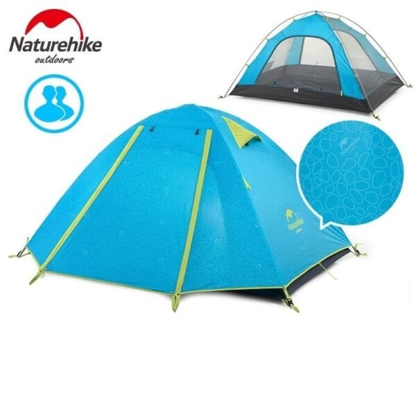 P-Series Aluminium Pole Tent with New Material Naturehike ini mempunyai kapasitas untuk dua orang dan tersedia di banyak varian warna. Sudah dilengkapi dengan fitur waterproof, windproof, ringan dan mudah untuk di install serta tersedia satu jendela sehingga tenda mempunyai sirkulasi udara yang bagus. Tenda ini dapat digunakan untuk hiking, camping maupun shelter saat tracking. Anda bisa mendapatkan tenda ini di Erjee Camping Store yang merupakan Camping Gear Bali.