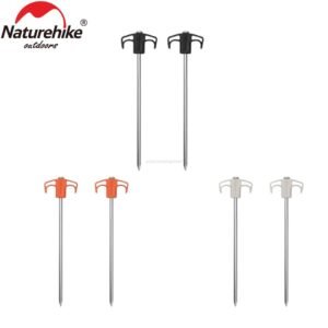 Camping iron ground nail Naturehike NH21YW133 terbuat dari bahan iron sehingga kuat, tahan lama, dan cocok digunakan diberbagai tempat. Anda akan mndapatkan 2 pcs ground nail. Anda bisa mendapatkan produk ini di Erjee Camping Store Bali.