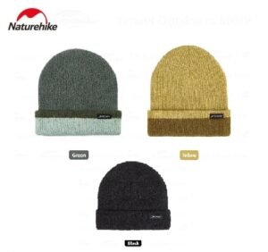 Double Layer Knit Wool Beanie Hat Naturehike CNH22MZ001 terbuat dari bahan acrylic, nylon, spandex dan wool lembut, nyaman di kulit, menjaga anda tetap hangat, dan tebal. Dapat digunakan untuk pria dan perempuan karena unisex. Anda bisa mendapatkan produk ini di Erjee Camping Store Bali.