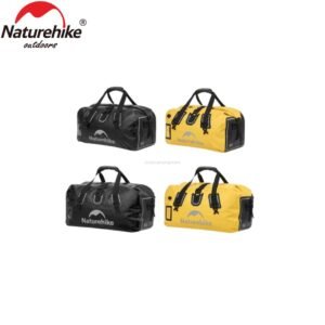 Duffle bag cocok dipakai saat touring tau traveling, selain muat banyak barang tas ini juga sudah waterproof sehingga aman digunakan saat perjalanan jauh maupun saat hujan. Tersedia di ukuran 40L dan 60L serta di warna hitam dan kuning. Anda bisa mendapatkan produk ini di Erjee Camping Store.