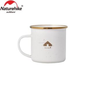 Enamel Tableware Cup Camping Proceline White Naturehike CNK2300CW13 memiliki tekstur yang mate, mudah untuk dibersihkan, dilengkapi dengan handle sehingga nyaman saat digunakan. Anda bisa mendapatkan produk ini di Erjee Camping Store Bali.