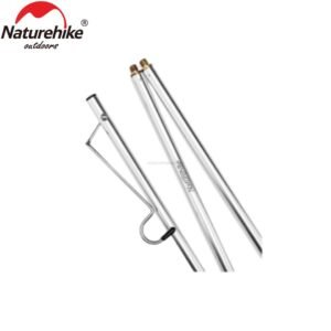 Foldable lamp holder Naturehike NH20PJ001 terbuat dari bahan aluminium alloy yang ringan, kuat, anti karat dan tahan lama. Anda bisa mendapatkan tiang lampu ini di Erjee Camping Store, camping gear in Bali.