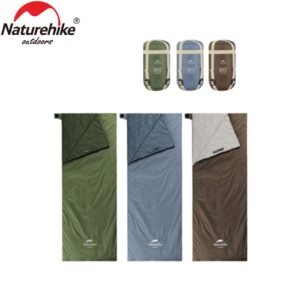 LW180 sleeping bag Naturehike NH21MSD09 terbuat dari bahan silk cotton dan nylon sehingga tahan air, dapat digabungkan untuk sebagai sleeping bag dua orang serta mempunyai ukuran yang compact dan portable sehingga mudah untuk dibawa. Anda bisa mendaparkan sleeping bag LW180 di Erjee Camping Store, toko alat camping dan hiking terlengkap di Bali.