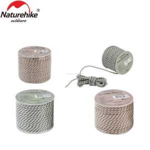 Multifunctional cotton rope Naturehike NH20PJ122 terbuat dari cotton polyester blend kuat dan tahan lama, tali ini multifungsi sehingga bisa digunakan untuk berbagai kondisi. Anda bisa mendapatkan produk ini di Erjee Camping Store, toko yang menyediakan perlengkapan camping dan hiking di Bali.